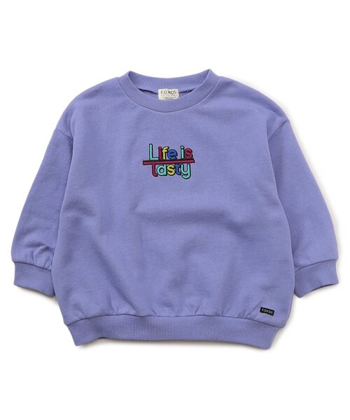 F.O.KIDS（エフオーキッズ）の「カラフルロゴトレーナー_ジュニア対応（スウェット・キッズ・オフホワイト/ライム/ピンク/イエロー/パープル・140/130/120/110/100/90/80）」の14枚目の写真