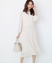 COUP DE CHANCE（クードシャンス）の「【洗える/セレモニー】プリーツワンピース（ワンピース）」