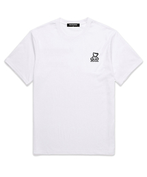 OUSE（オウズ）の「Teddy bear oversized short-sleeved T-shirt (DS009) white（Tシャツ/カットソー・メンズ）」