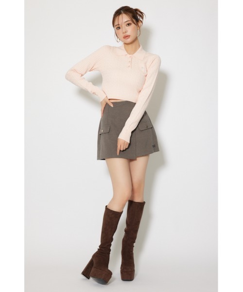 rienda(リエンダ)の「【POLO BCS】ポケットディティールスコートショートパンツ 秋服 冬服(スラックス・レディース・グレー/ネイビー・SMALL/MEDIUM)」の10枚目の写真