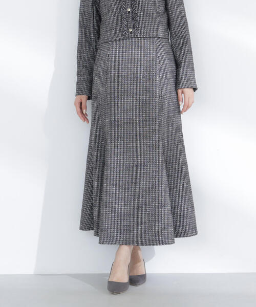 NATURAL BEAUTY BASIC（ナチュラルビューティーベーシック）の「◇スプリングツイード SETUP スカート（スカート・レディース・ベージュ系その他/ブラック系その他・P/S/MEDIUM/SMALL）」の10枚目の写真