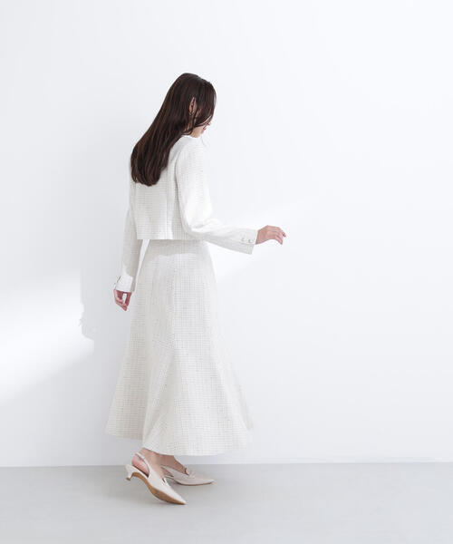 NATURAL BEAUTY BASIC（ナチュラルビューティーベーシック）の「◇スプリングツイード SETUP スカート（スカート・レディース・ベージュ系その他/ブラック系その他・P/S/MEDIUM/SMALL）」の16枚目の写真