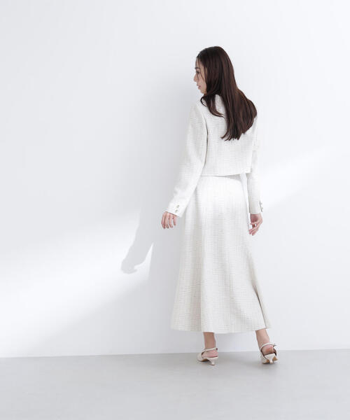 NATURAL BEAUTY BASIC（ナチュラルビューティーベーシック）の「◇スプリングツイード SETUP スカート（スカート・レディース・ベージュ系その他/ブラック系その他・P/S/MEDIUM/SMALL）」の18枚目の写真