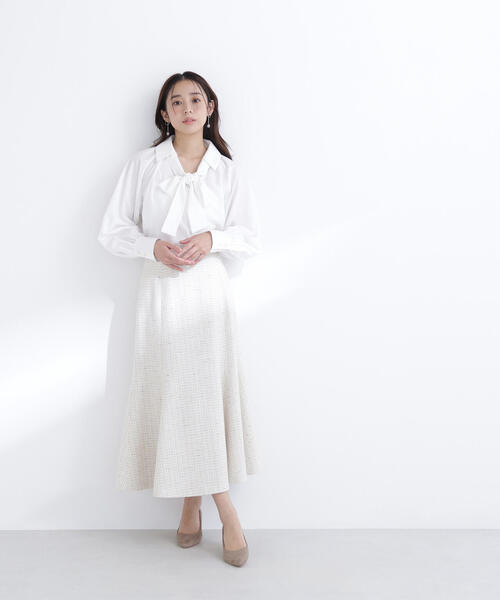 NATURAL BEAUTY BASIC（ナチュラルビューティーベーシック）の「◇スプリングツイード SETUP スカート（スカート・レディース・ベージュ系その他/ブラック系その他・P/S/MEDIUM/SMALL）」の19枚目の写真