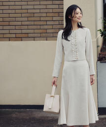 NATURAL BEAUTY BASIC | ◇スプリングツイード SETUP スカート(スカート)