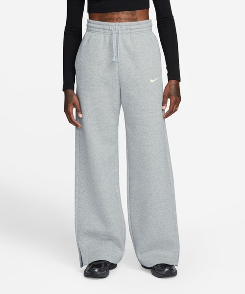 NIKE(ナイキ)の「ナイキ スポーツウェア フェニックス フリース ウィメンズ ハイウエスト ワイドレッグ パンツ / Nike Sportswear Phoenix Fleece Women's High-Waisted Wide-Leg Pants IH1012-043 Pure Platinum(スウェットパンツ・レディース・プラチナム・S/XL/M/L/XS)」の8枚目の写真