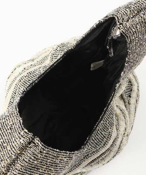 IENA（イエナ）の「ラメMIXボーダーニットバッグ（クラッチバッグ・レディース・ブルー系その他・FREE）」の11枚目の写真