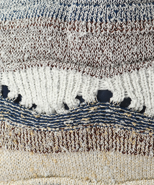 IENA（イエナ）の「ラメMIXボーダーニットバッグ（クラッチバッグ・レディース・ブルー系その他・FREE）」の15枚目の写真