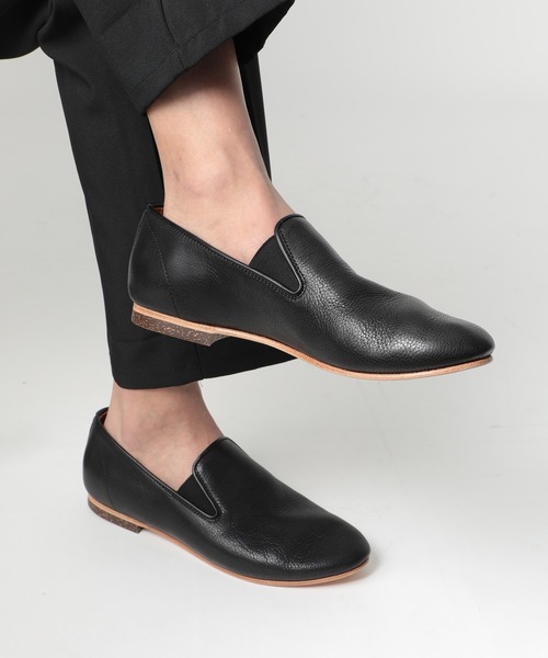 ARCOLLETTA PADRONE(アルコレッタ パドローネ)の「【ARCOLLETTA PADRONE】別注レザースリッポン AB8185-2215-16A(スリッポン・メンズ・ブラウン/ブラック・42/41/40)」の4枚目の写真