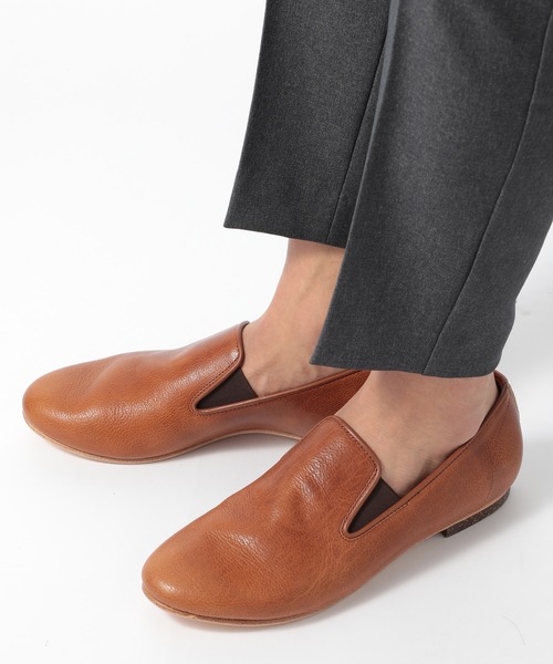 ARCOLLETTA PADRONE(アルコレッタ パドローネ)の「【ARCOLLETTA PADRONE】別注レザースリッポン AB8185-2215-16A(スリッポン・メンズ・ブラウン/ブラック・42/41/40)」の6枚目の写真