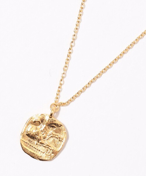 MARIHA Zeus/Horse オーバルチェーン コインネックレス