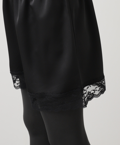 ＋81BRANCA（ハチイチブランカ）の「+81BRANCA/ハチイチブランカ SLOBE別注 サテンレーススカート（スカート・レディース・アイボリー/ブラック・FREE）」の13枚目の写真