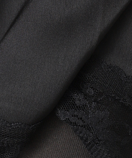 ＋81BRANCA（ハチイチブランカ）の「+81BRANCA/ハチイチブランカ SLOBE別注 サテンレーススカート（スカート・レディース・アイボリー/ブラック・FREE）」の17枚目の写真