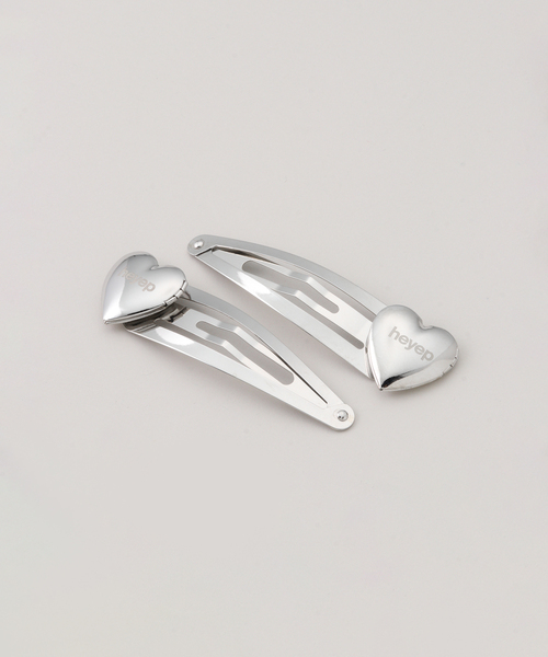 heyep/ ヘイップ Heart Locket Hair Clips（ヘアピン）｜heyep