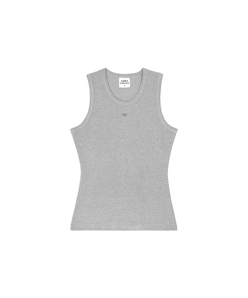 BORN TO WIN（ボーントゥウィン）の「B PENDANT RIBBED SLEEVELESS [MELANGE GREY]（Tシャツ/カットソー・メンズ・その他・1/2/3/4）」の2枚目の写真