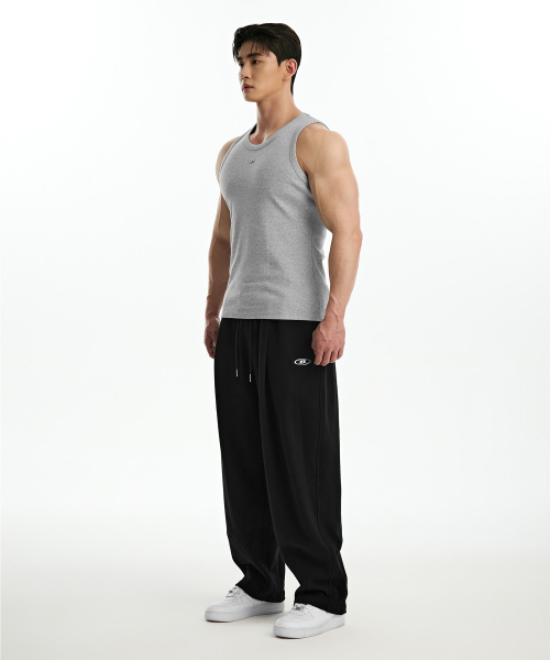BORN TO WIN（ボーントゥウィン）の「B PENDANT RIBBED SLEEVELESS [MELANGE GREY]（Tシャツ/カットソー・メンズ・その他・1/2/3/4）」の4枚目の写真