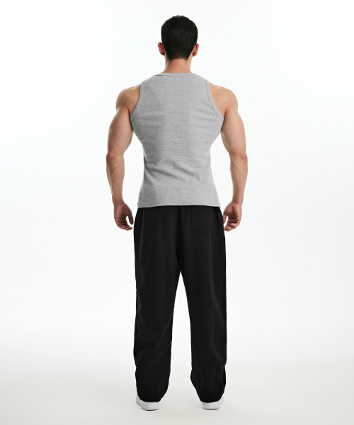 BORN TO WIN（ボーントゥウィン）の「B PENDANT RIBBED SLEEVELESS [MELANGE GREY]（Tシャツ/カットソー・メンズ・その他・1/2/3/4）」の5枚目の写真
