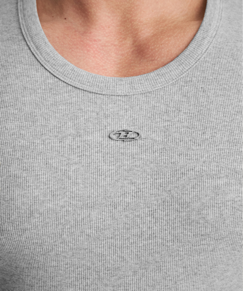 BORN TO WIN（ボーントゥウィン）の「B PENDANT RIBBED SLEEVELESS [MELANGE GREY]（Tシャツ/カットソー・メンズ・その他・1/2/3/4）」の9枚目の写真