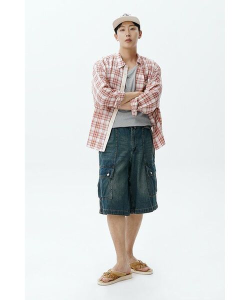 BORN TO WIN（ボーントゥウィン）の「B PENDANT RIBBED SLEEVELESS [MELANGE GREY]（Tシャツ/カットソー・メンズ・その他・1/2/3/4）」の11枚目の写真