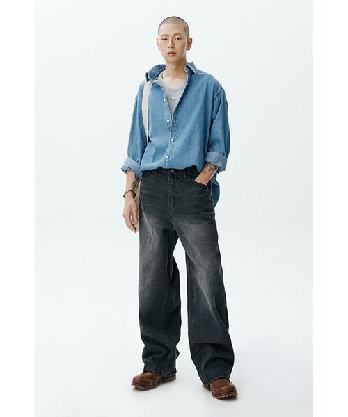 BORN TO WIN（ボーントゥウィン）の「B PENDANT RIBBED SLEEVELESS [MELANGE GREY]（Tシャツ/カットソー・メンズ・その他・1/2/3/4）」の14枚目の写真