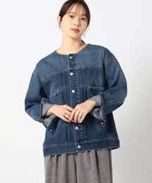 Grand PARK | 【BROOKLYN OVERALL】ノーカラーデニムジャケット(デニムジャケット)