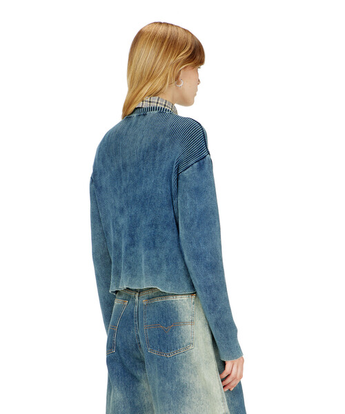 DIESEL（ディーゼル）の「ウィメンズ プルオーバーニット M-ANCHOREX（ニット/セーター・レディース・ネイビー・SMALL/LARGE/X-SMALL/MEDIUM）」の4枚目の写真
