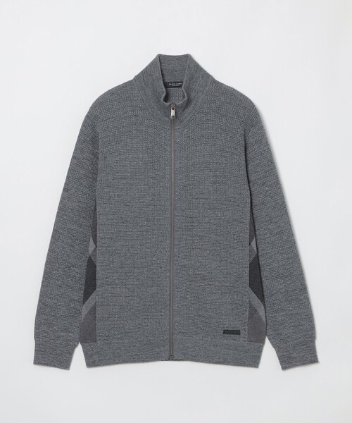 BLACK LABEL CRESTBRIDGE(ブラックレーベル・クレストブリッジ)の「【一部店舗限定】サイドチェックドライバーズニット(ニット/セーター・メンズ・ライトグレー/ブラック・XL/L/M)」の7枚目の写真