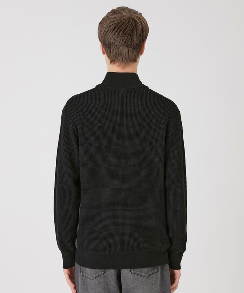 BLACK LABEL CRESTBRIDGE(ブラックレーベル・クレストブリッジ)の「【一部店舗限定】サイドチェックドライバーズニット(ニット/セーター・メンズ・ライトグレー/ブラック・XL/L/M)」の10枚目の写真