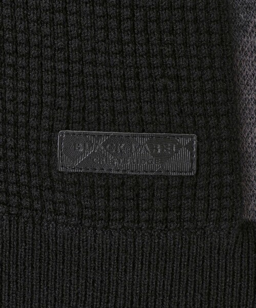 BLACK LABEL CRESTBRIDGE(ブラックレーベル・クレストブリッジ)の「【一部店舗限定】サイドチェックドライバーズニット(ニット/セーター・メンズ・ライトグレー/ブラック・XL/L/M)」の11枚目の写真