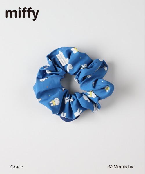 Right-on（ライトオン）の「Other(ソノタ)【レディース】「miffy」 ミッフィーシュシュ（70周年限定デザイン）（その他・レディース・ブルー・ONE SIZE）」の2枚目の写真
