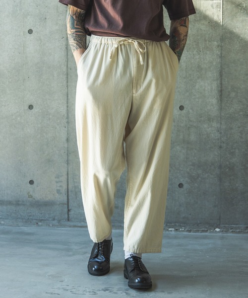 MR.OLIVE（ミスターオリーブ）の「RINSE WASH 6oz SUPER LIGHT DENIM / DRAWSTRING TAPERED PANTS /M261112（デニムパンツ・メンズ・ナチュラル/ブラック/インディゴブルー・SMALL/MEDIUM/LARGE）」の3枚目の写真