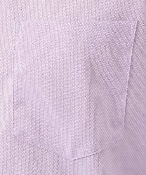 THE SHOP TK (ザ ショップ ティーケー )の「【ビジネス/セレモニー】ドレスドビー長袖シャツ(ビジネスシャツ・メンズ・オフホワイト/パープル・01/02/03/04)」の10枚目の写真