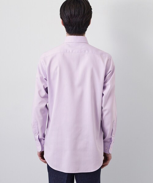 THE SHOP TK (ザ ショップ ティーケー )の「【ビジネス/セレモニー】ドレスドビー長袖シャツ(ビジネスシャツ・メンズ・オフホワイト/パープル・01/02/03/04)」の13枚目の写真