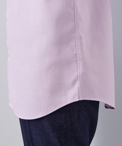 THE SHOP TK (ザ ショップ ティーケー )の「【ビジネス/セレモニー】ドレスドビー長袖シャツ(ビジネスシャツ・メンズ・オフホワイト/パープル・01/02/03/04)」の17枚目の写真