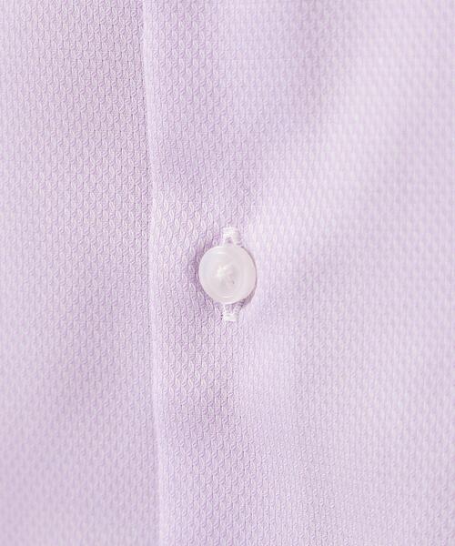 THE SHOP TK (ザ ショップ ティーケー )の「【ビジネス/セレモニー】ドレスドビー長袖シャツ(ビジネスシャツ・メンズ・オフホワイト/パープル・01/02/03/04)」の18枚目の写真