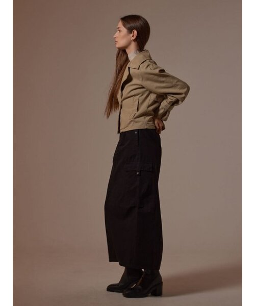 AYIHOLIC CASHMERE(アイホリックカシミア)の「クロップダブルトレンチジャケット(その他アウター・レディース・その他・FREE)」の3枚目の写真