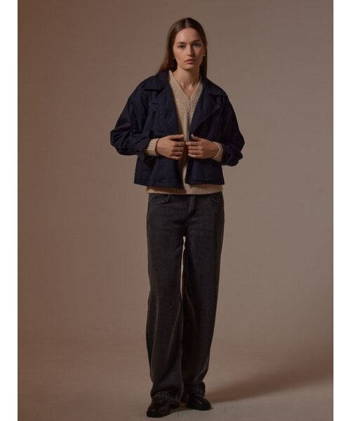 AYIHOLIC CASHMERE(アイホリックカシミア)の「クロップダブルトレンチジャケット(その他アウター・レディース・その他・FREE)」の5枚目の写真