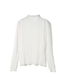 MIDIUMISOLID for Ladies シアーハイネックインナー