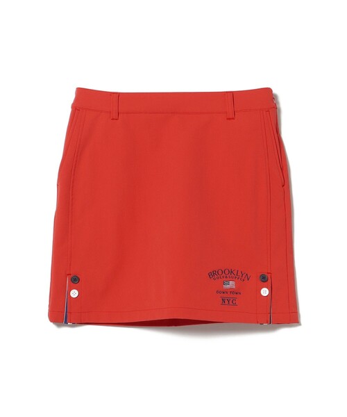 BEAMS GOLF(ビームスゴルフ)の「PURPLE LABEL / ブルックリン ストレッチ スリットスカート(スカート・レディース・レッド/ネイビー・SMALL/MEDIUM/LARGE)」の8枚目の写真
