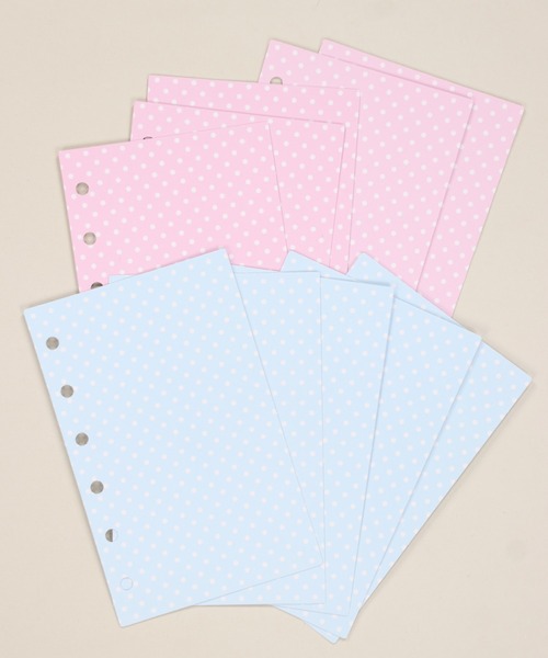≪MERING/メリング≫6穴シール帳対応♪10枚入りシール台紙/リフィル/6