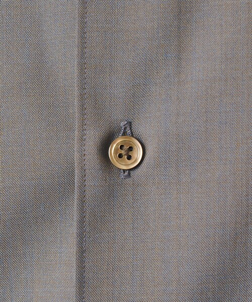 BEAUTY&YOUTH UNITED ARROWS（ビューティーアンドユースユナイテッドアローズ）の「尾州 TW シャンブレー レギュラー シャツ GRANDE TAPERD型 ウォッシャブル MADE IN JAPAN（シャツ/ブラウス・メンズ・ネイビー/グレー系・L/M/S/XL）」の10枚目の写真