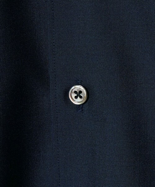 BEAUTY&YOUTH UNITED ARROWS（ビューティーアンドユースユナイテッドアローズ）の「尾州 TW シャンブレー レギュラー シャツ GRANDE TAPERD型 ウォッシャブル MADE IN JAPAN（シャツ/ブラウス・メンズ・ネイビー/グレー系・L/M/S/XL）」の15枚目の写真