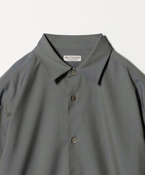 BEAUTY&YOUTH UNITED ARROWS（ビューティーアンドユースユナイテッドアローズ）の「尾州 TW シャンブレー レギュラー シャツ GRANDE TAPERD型 ウォッシャブル MADE IN JAPAN（シャツ/ブラウス・メンズ・ネイビー/グレー系・L/M/S/XL）」の19枚目の写真