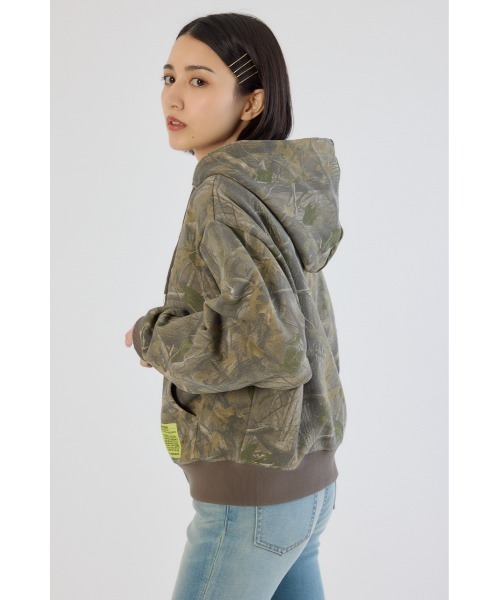 RODEO CROWNS WIDE BOWL（ロデオクラウンズワイドボウル）の「SHARE PATTERN W ジップパーカー（パーカー・レディース・ベージュ系その他/グレー系その他/ブラウン系その他・LARGE/MEDIUM）」の15枚目の写真