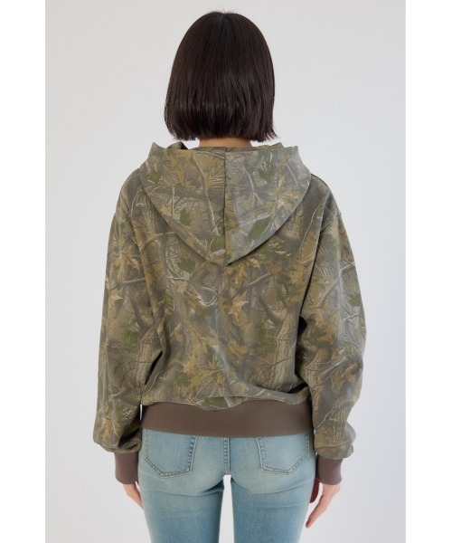 RODEO CROWNS WIDE BOWL（ロデオクラウンズワイドボウル）の「SHARE PATTERN W ジップパーカー（パーカー・レディース・ベージュ系その他/グレー系その他/ブラウン系その他・LARGE/MEDIUM）」の21枚目の写真