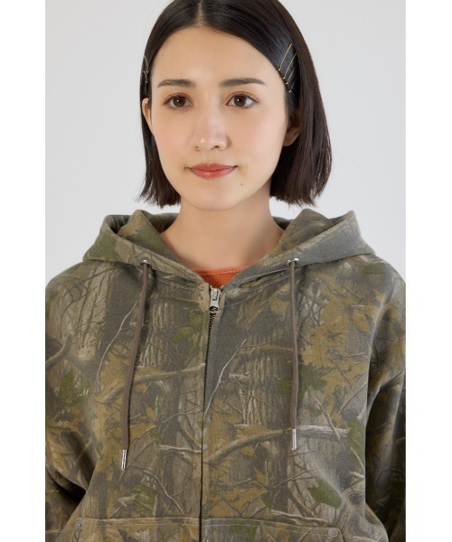 RODEO CROWNS WIDE BOWL（ロデオクラウンズワイドボウル）の「SHARE PATTERN W ジップパーカー（パーカー・レディース・ベージュ系その他/グレー系その他/ブラウン系その他・LARGE/MEDIUM）」の22枚目の写真