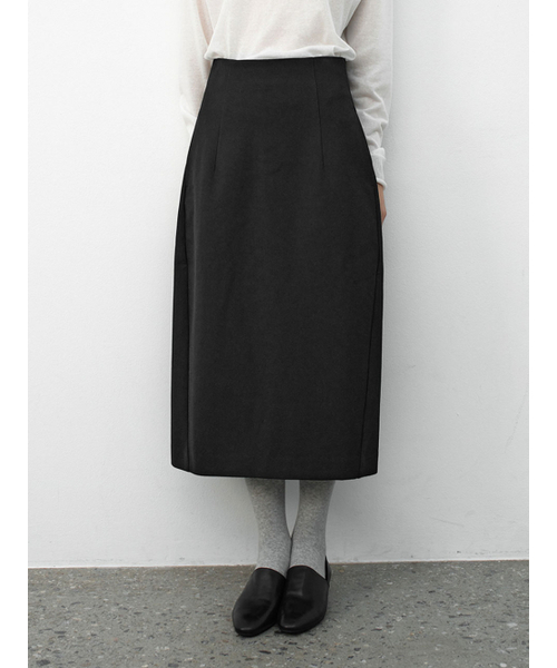 ATELIER NAIN(アトリエナイン)の「OVAL CURVED LINE SKIRT(SK-5054)(スカート・レディース・ブラック・S/M)」の3枚目の写真