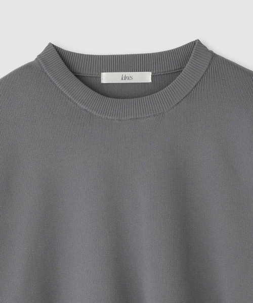 Mac-House(マックハウス)の「Id スホンティッシュヘフラム(Tシャツ/カットソー・レディース・グレー/ネイビー系/ホワイト・FREE)」の4枚目の写真