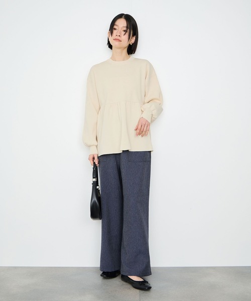 Mac-House(マックハウス)の「Id スホンティッシュヘフラム(Tシャツ/カットソー・レディース・グレー/ネイビー系/ホワイト・FREE)」の16枚目の写真