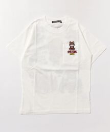 CAMP MINI刺繍 ポケット付き 半袖Tシャツ